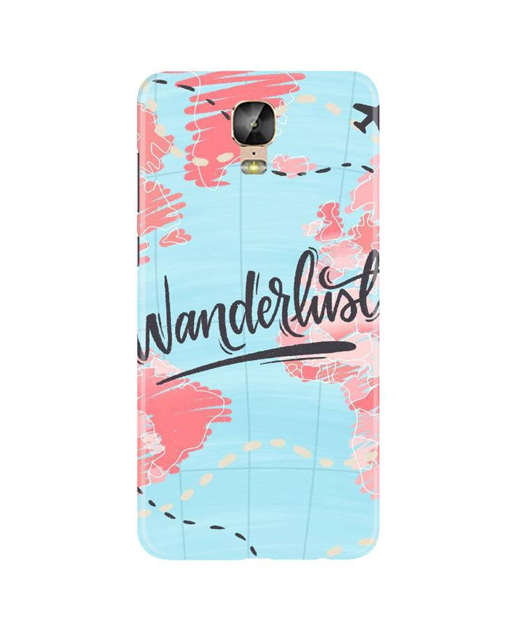 Wonderlust Travel Mobile Back Case for Gionee M5 Plus (Design - 223) Wonderlust Travel Case for Gionee M5 Plus (Design No. 223)