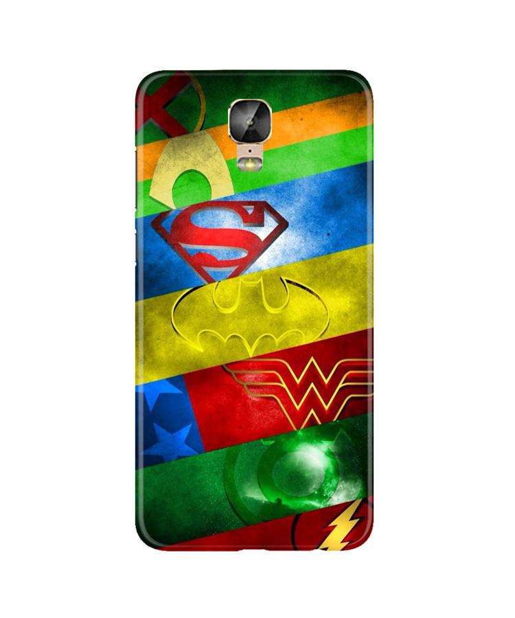 Superheros Logo Mobile Back Case for Gionee M5 Plus (Design - 251) Superheros Logo Case for Gionee M5 Plus (Design No. 251)