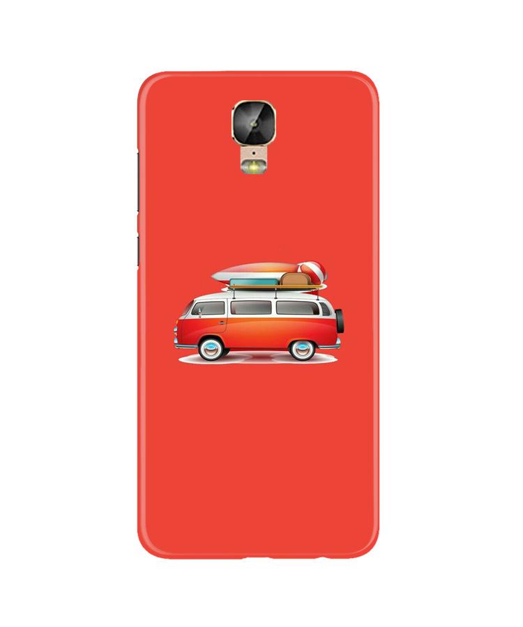 Travel Bus Mobile Back Case for Gionee M5 Plus (Design - 258) Travel Bus Case for Gionee M5 Plus (Design No. 258)