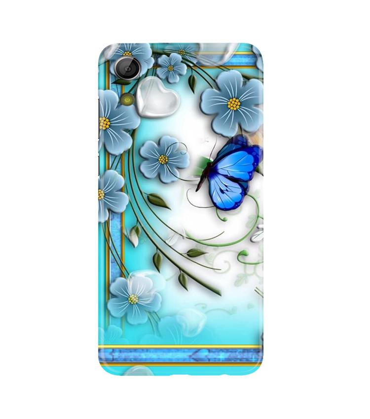 Blue Butterfly Mobile Back Case for Gionee P5L / P5W / P5 Mini (Design - 21) Blue Butterfly Case for Gionee P5L / P5W / P5 Mini
