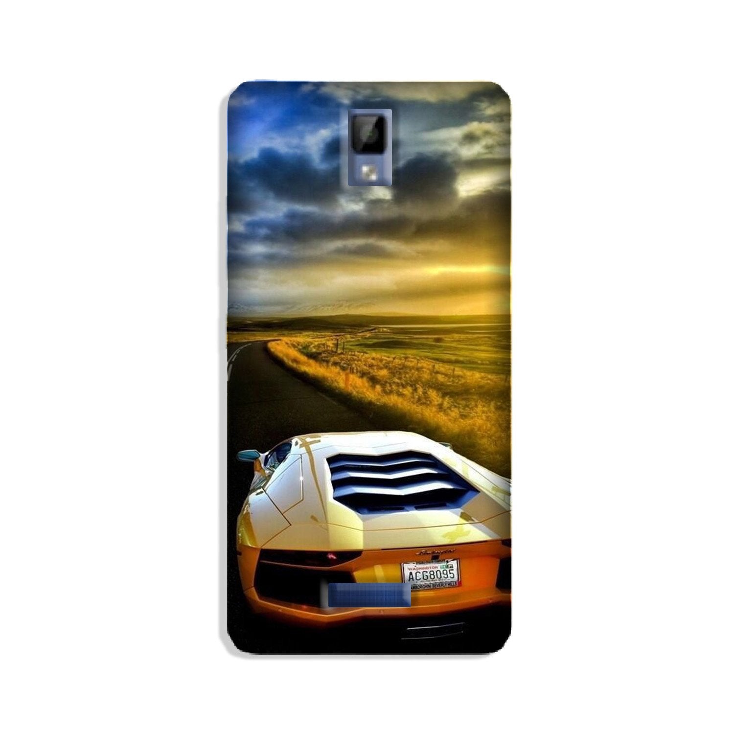 Car lovers Mobile Back Case for Gionee P7 (Design - 46) Car lovers Case for Gionee P7
