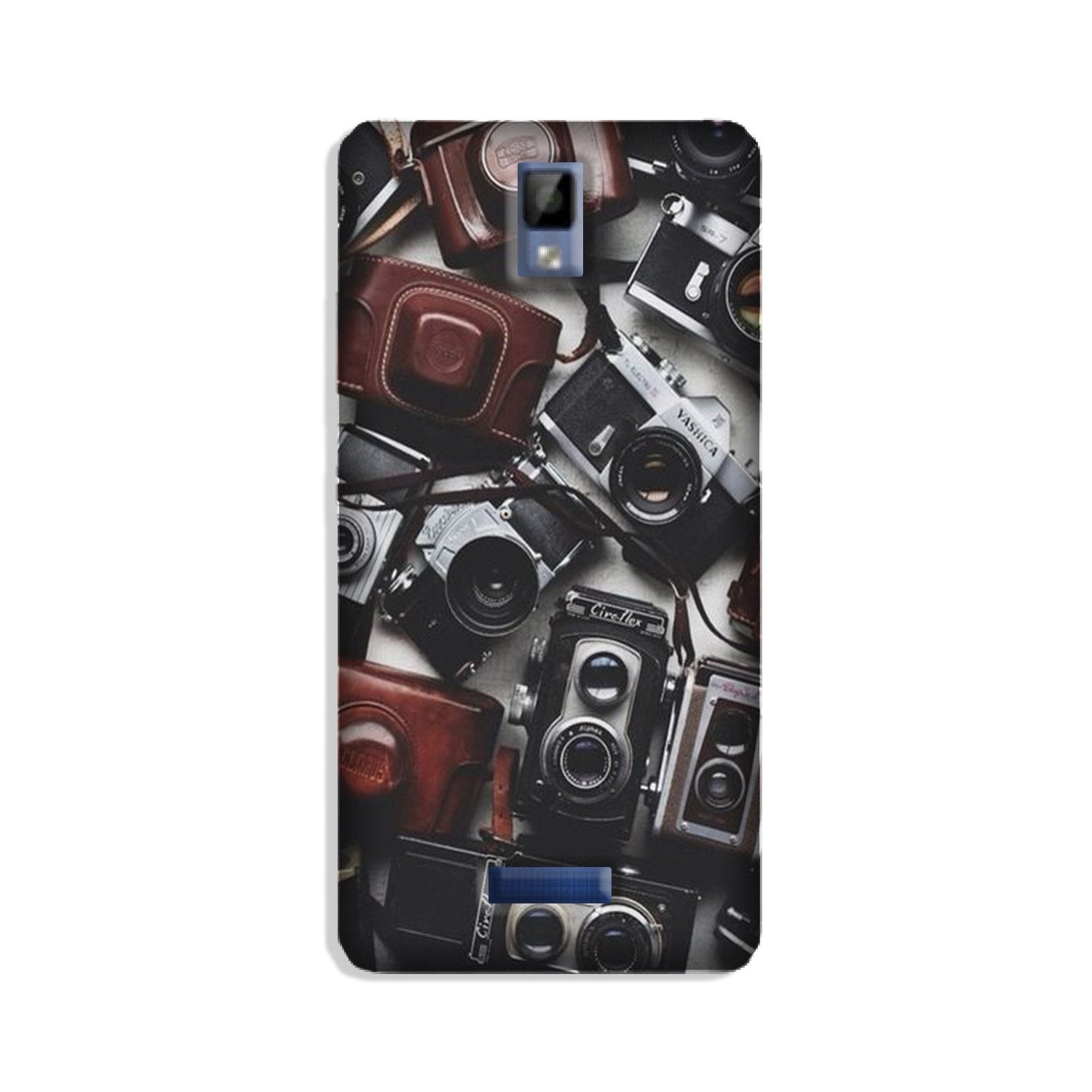 Cameras Mobile Back Case for Gionee P7 (Design - 57) Cameras Case for Gionee P7