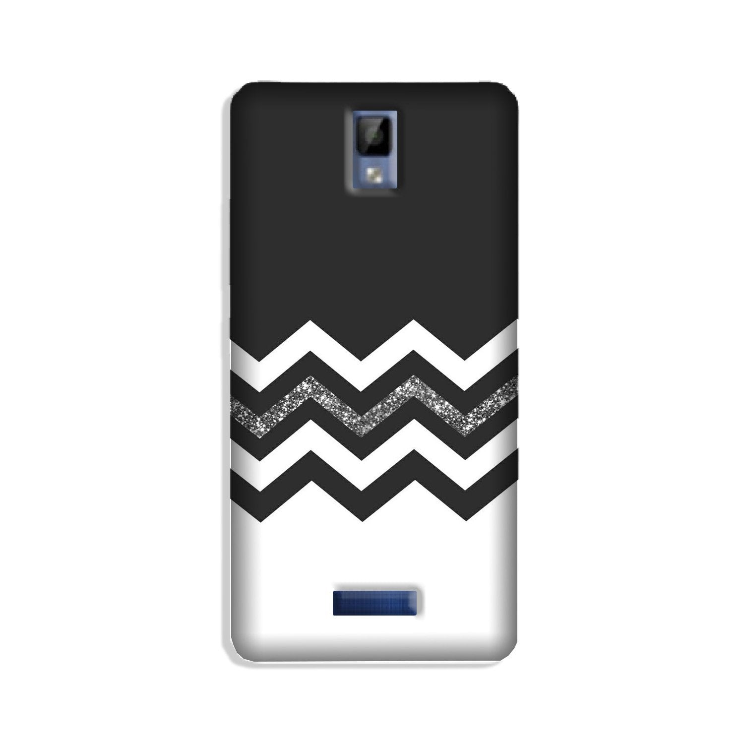 Black white Pattern2Mobile Back Case for Gionee P7 (Design - 83) Black white Pattern2Case for Gionee P7