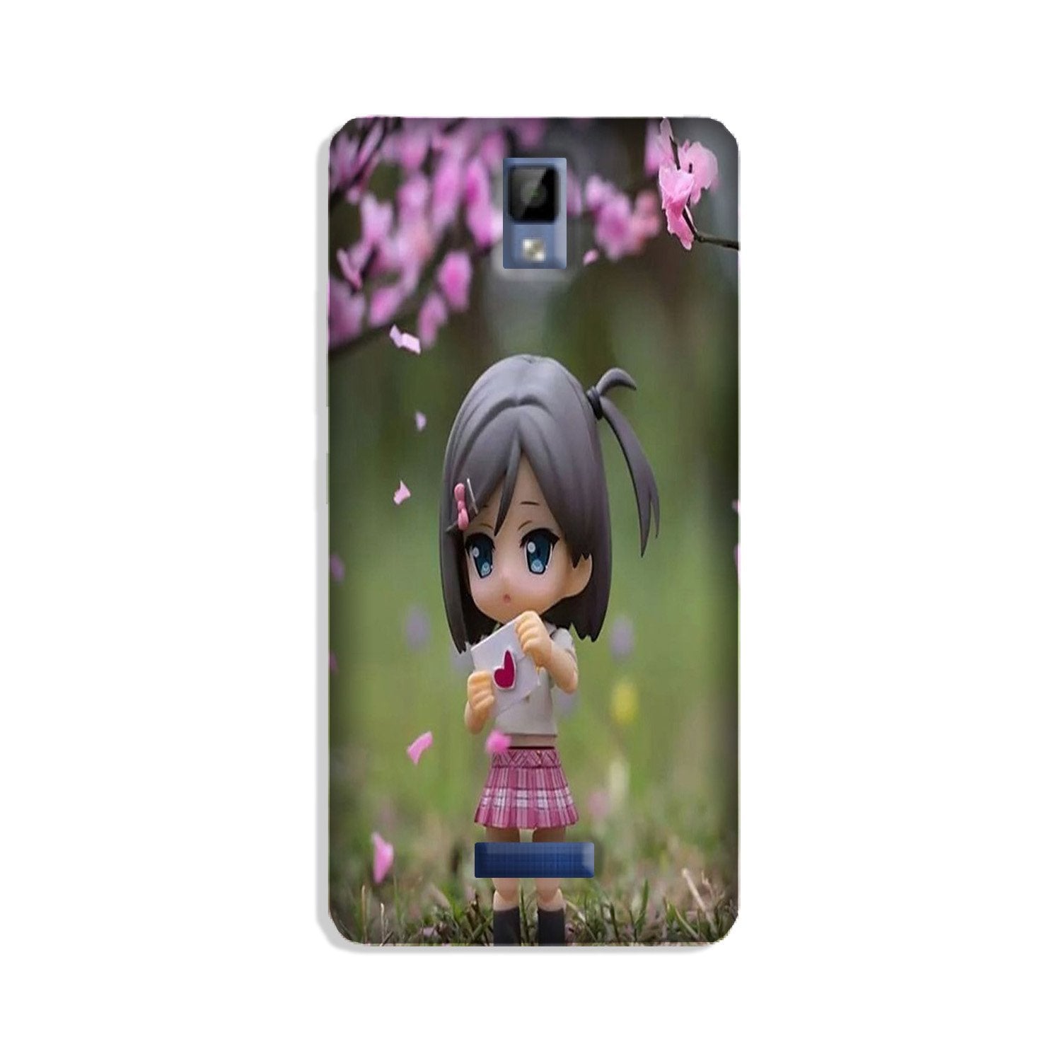 Cute Girl Mobile Back Case for Gionee P7 (Design - 92) Cute Girl Case for Gionee P7