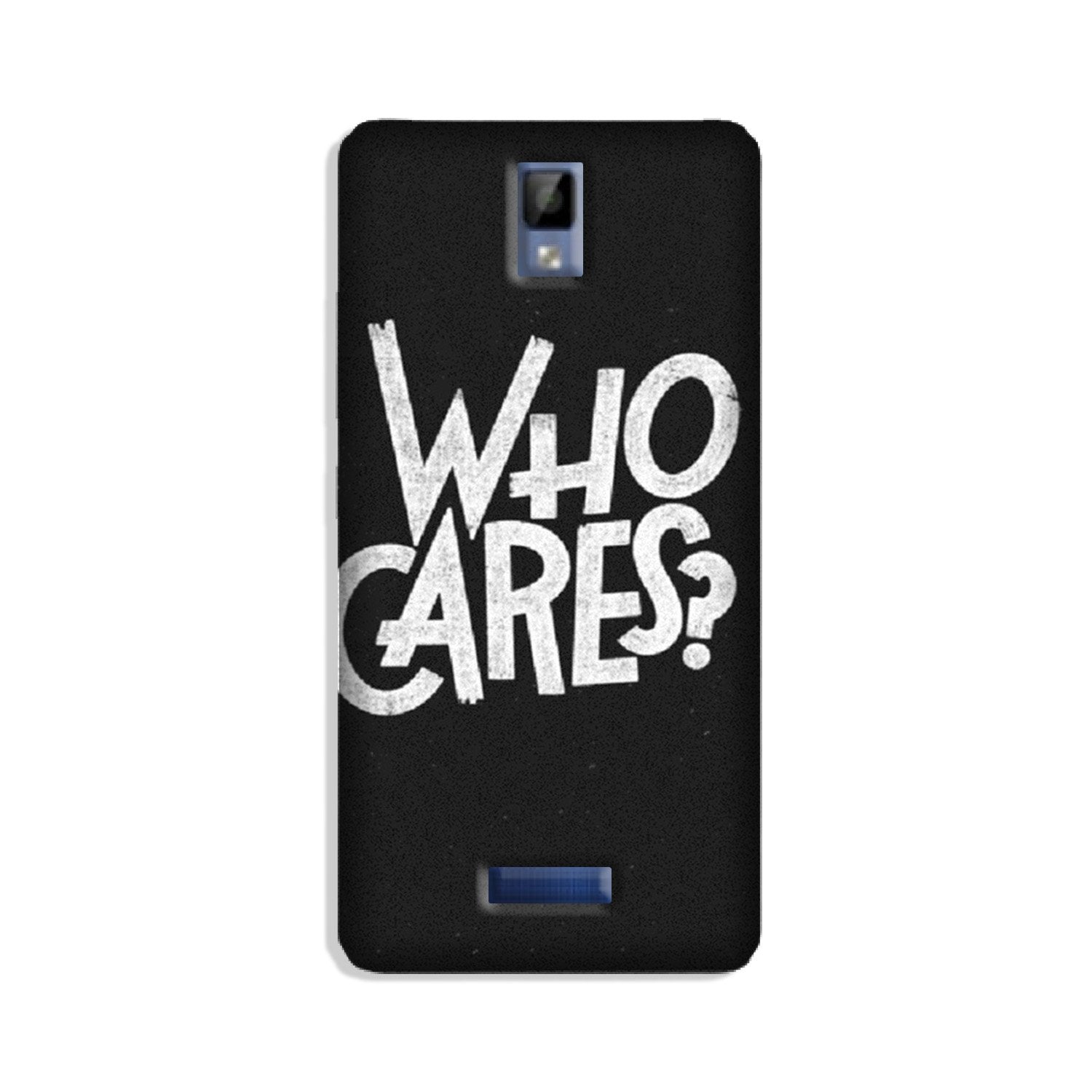 Who Cares Mobile Back Case for Gionee P7 (Design - 94) Who Cares Case for Gionee P7