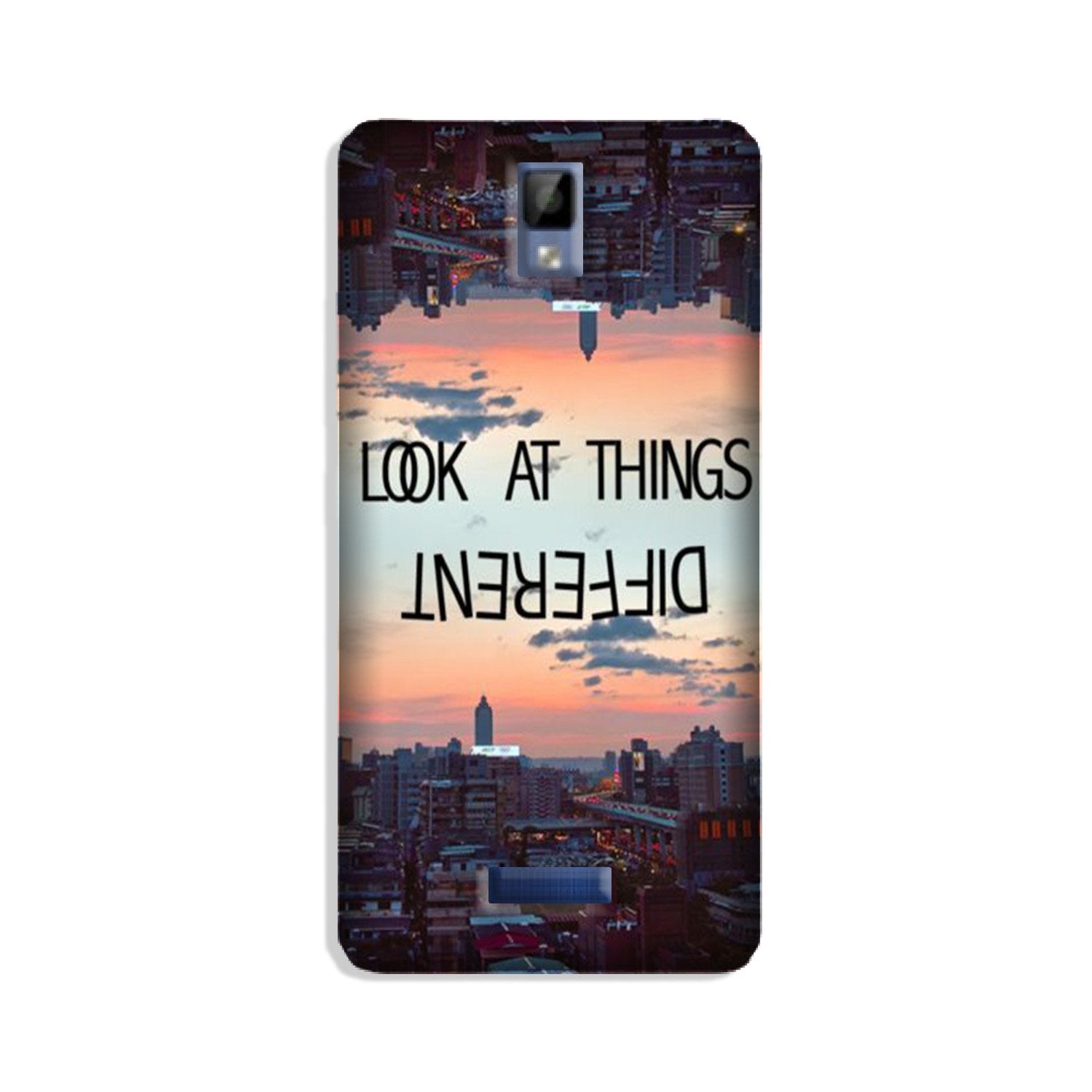 Look at things different Mobile Back Case for Gionee P7 (Design - 99) Look at things different Case for Gionee P7