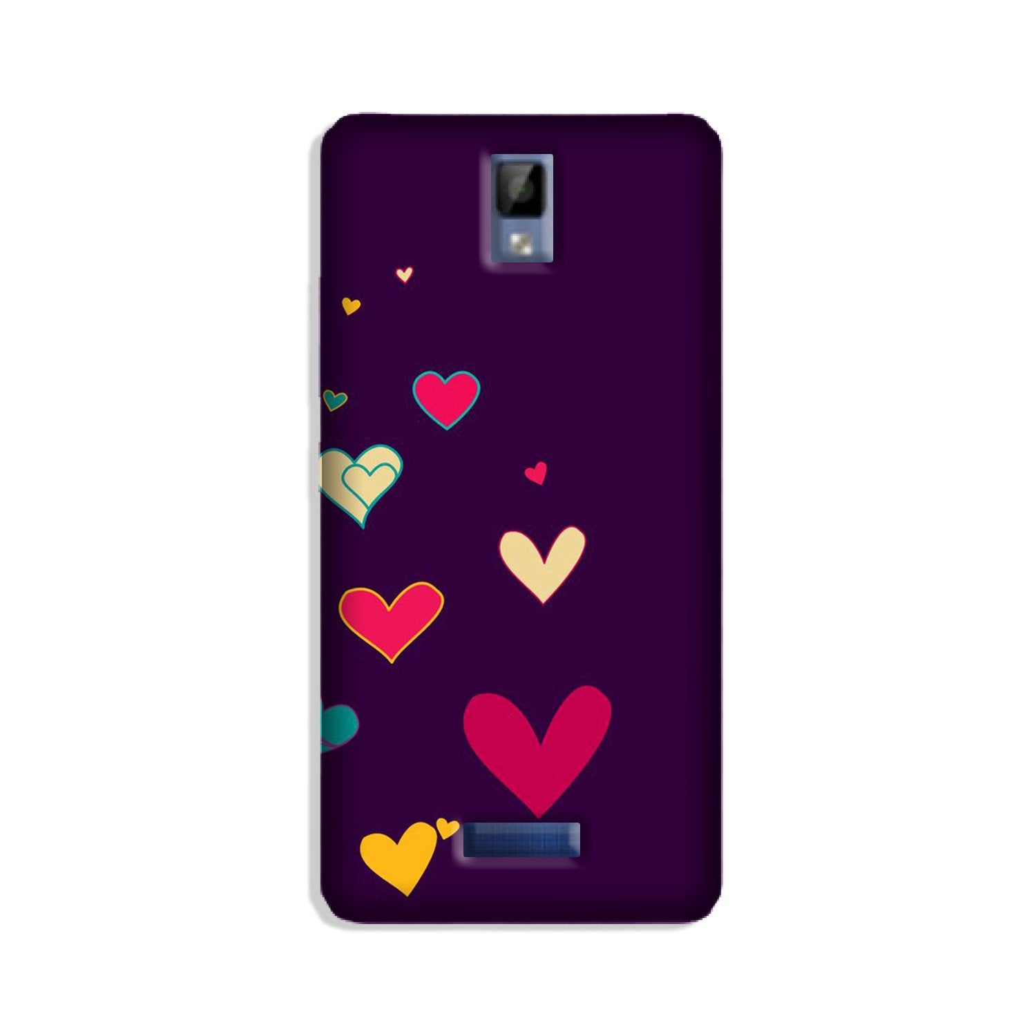 Purple Background Mobile Back Case for Gionee P7 (Design - 107) Purple Background Case for Gionee P7 (Design - 107)