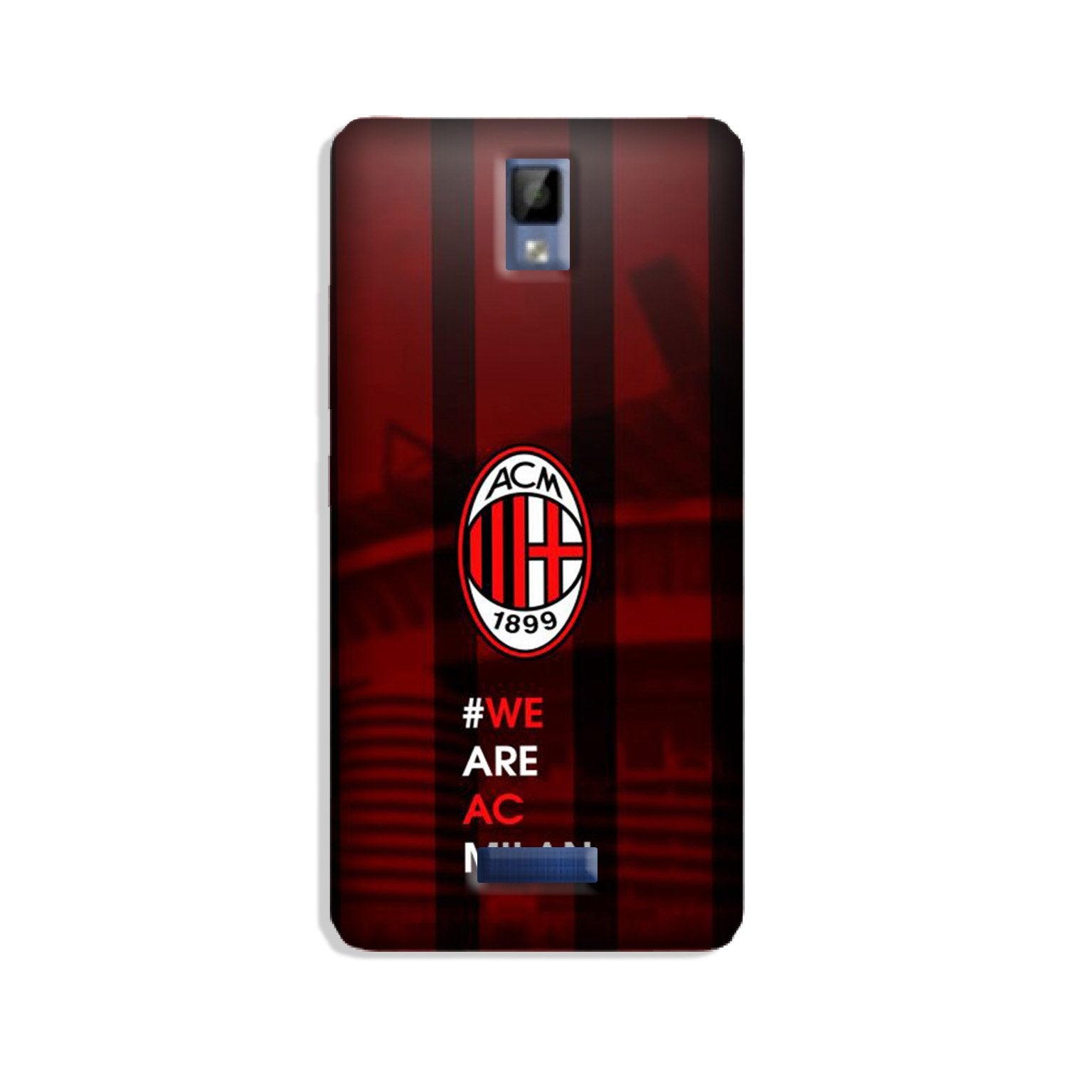 AC Milan Mobile Back Case for Gionee P7 Max (Design - 155) AC Milan Case for Gionee P7 Max (Design - 155)