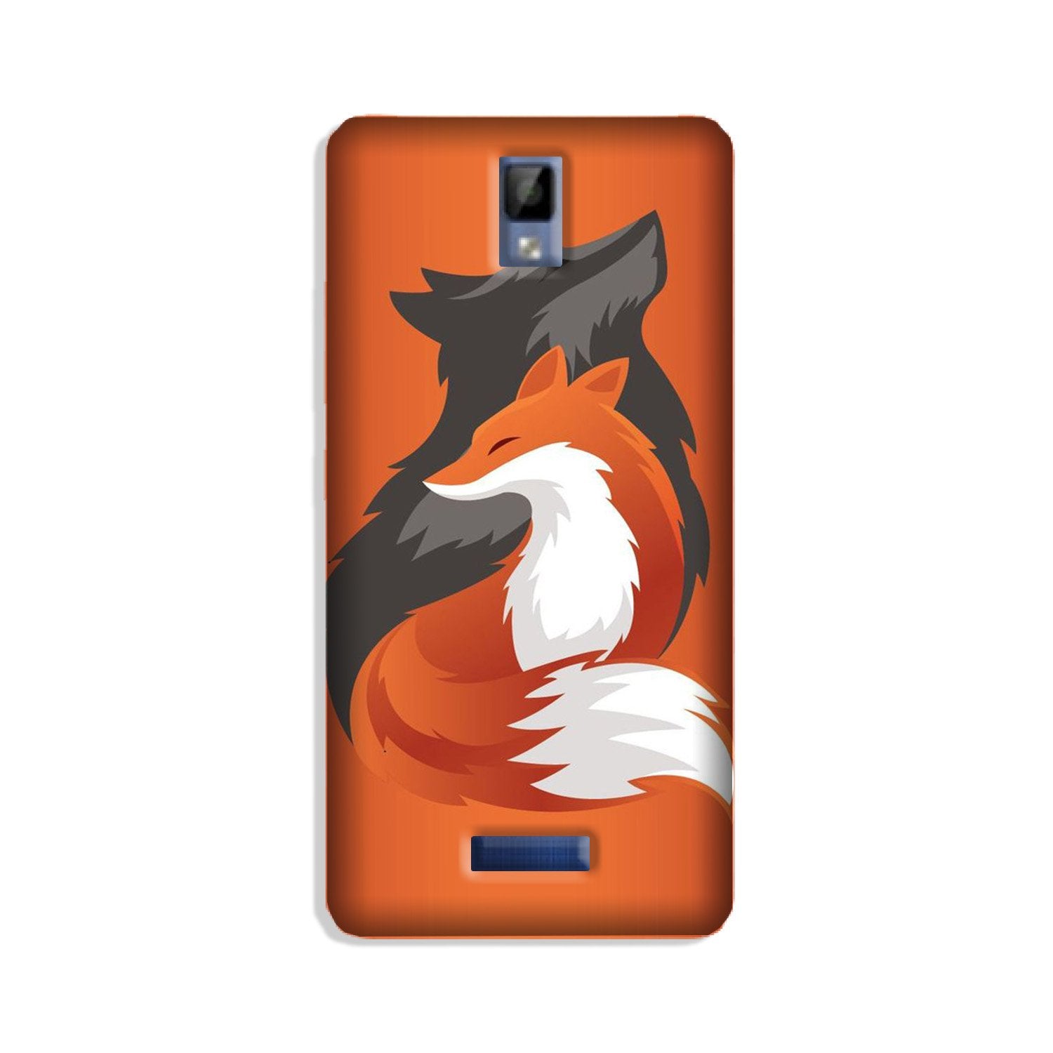 Wolf Mobile Back Case for Gionee P7 (Design - 224) Wolf Case for Gionee P7 (Design No. 224)