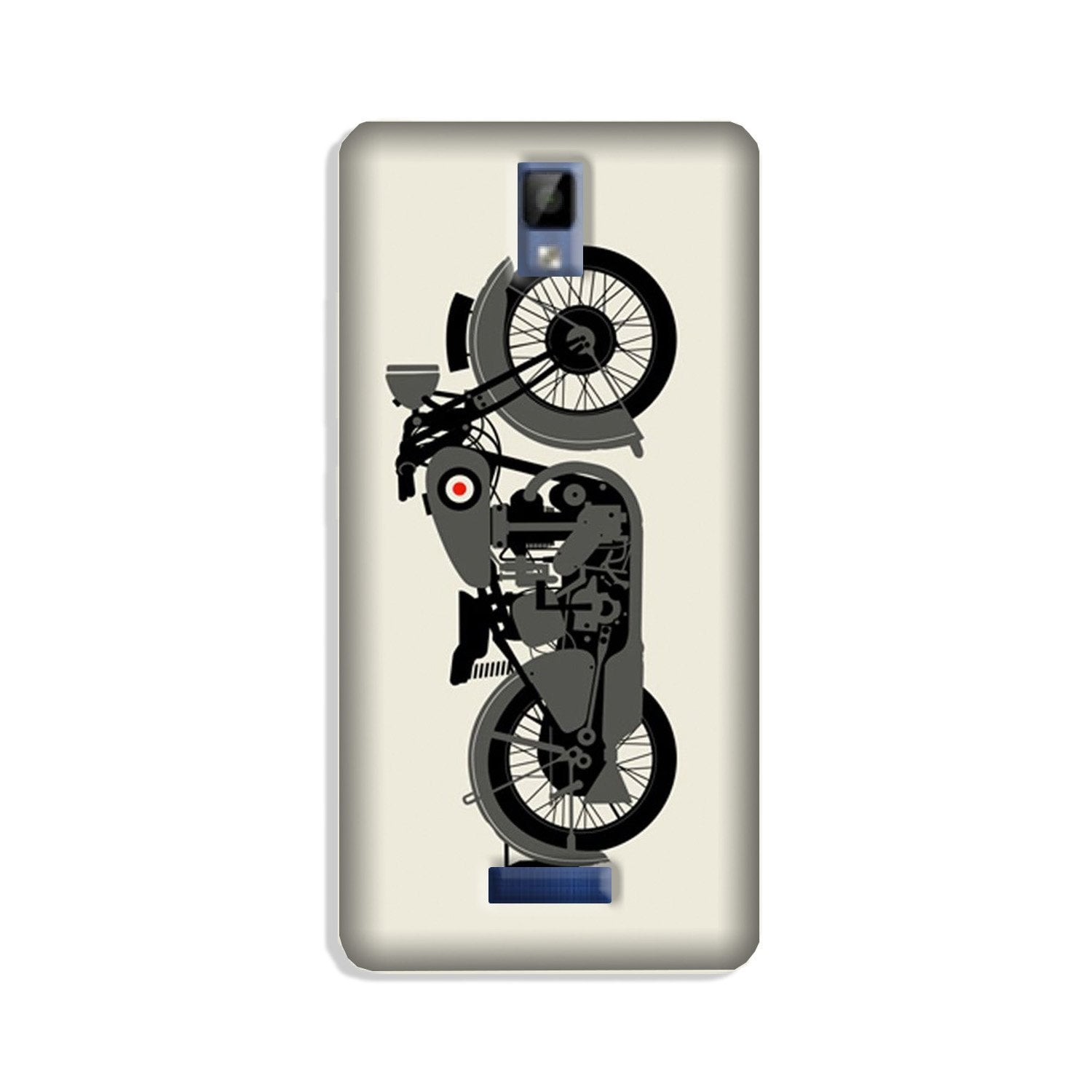 MotorCycle Mobile Back Case for Gionee P7 (Design - 259) MotorCycle Case for Gionee P7 (Design No. 259)