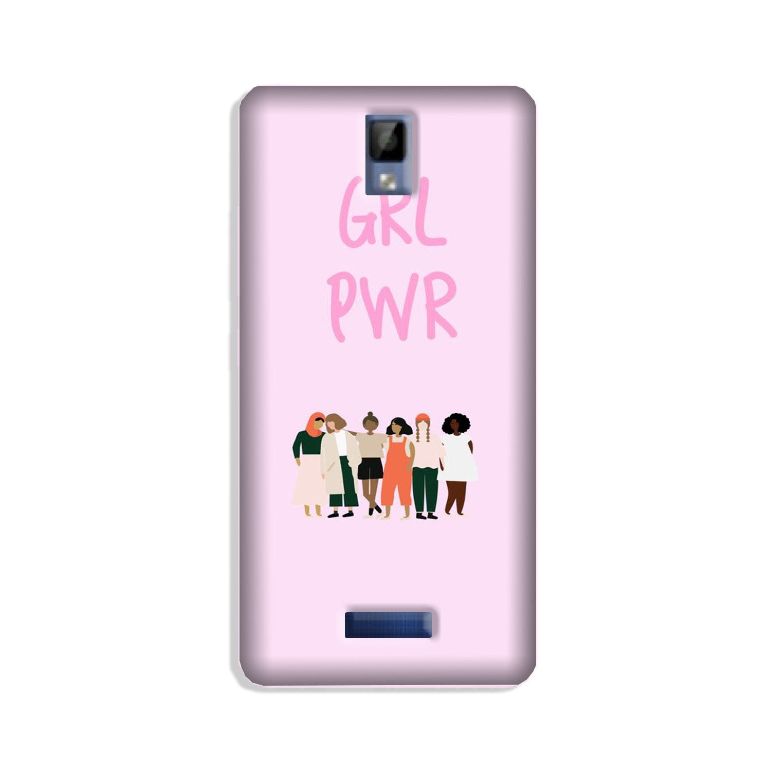 Girl Power Mobile Back Case for Gionee P7 (Design - 267) Girl Power Case for Gionee P7 (Design No. 267)