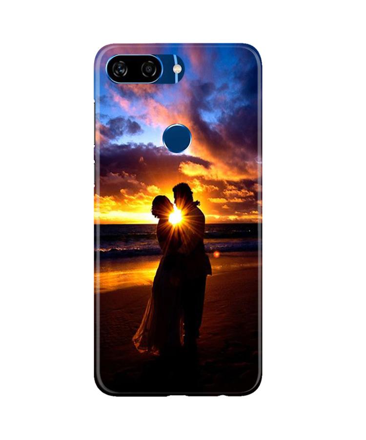 Couple Sea shore Mobile Back Case for Gionee S11 Lite (Design - 13) Couple Sea shore Case for Gionee S11 Lite