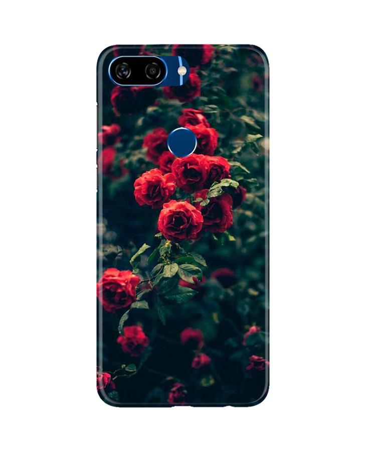 Red Rose Mobile Back Case for Gionee S11 Lite (Design - 66) Red Rose Case for Gionee S11 Lite