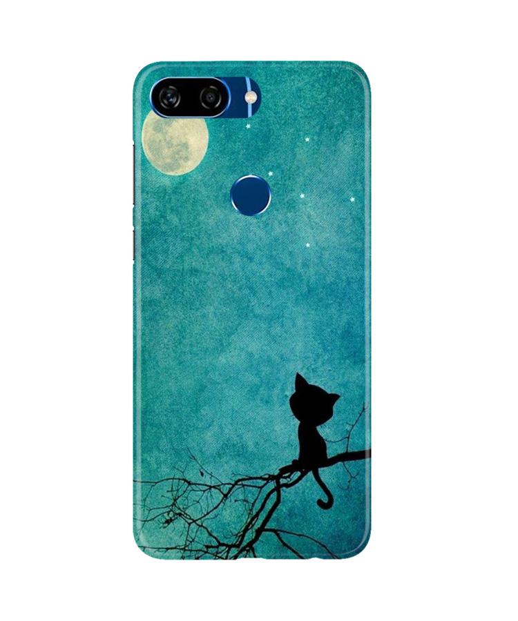 Moon cat Mobile Back Case for Gionee S11 Lite (Design - 70) Moon cat Case for Gionee S11 Lite