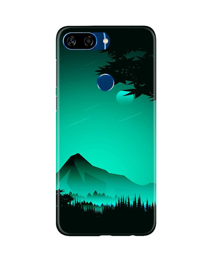Moon Mountain Mobile Back Case for Gionee S11 Lite (Design - 204) Moon Mountain Case for Gionee S11 Lite (Design - 204)