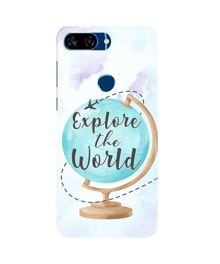 Explore the World Mobile Back Case for Gionee S11 Lite (Design - 207) Explore the World Case for Gionee S11 Lite (Design No. 207)