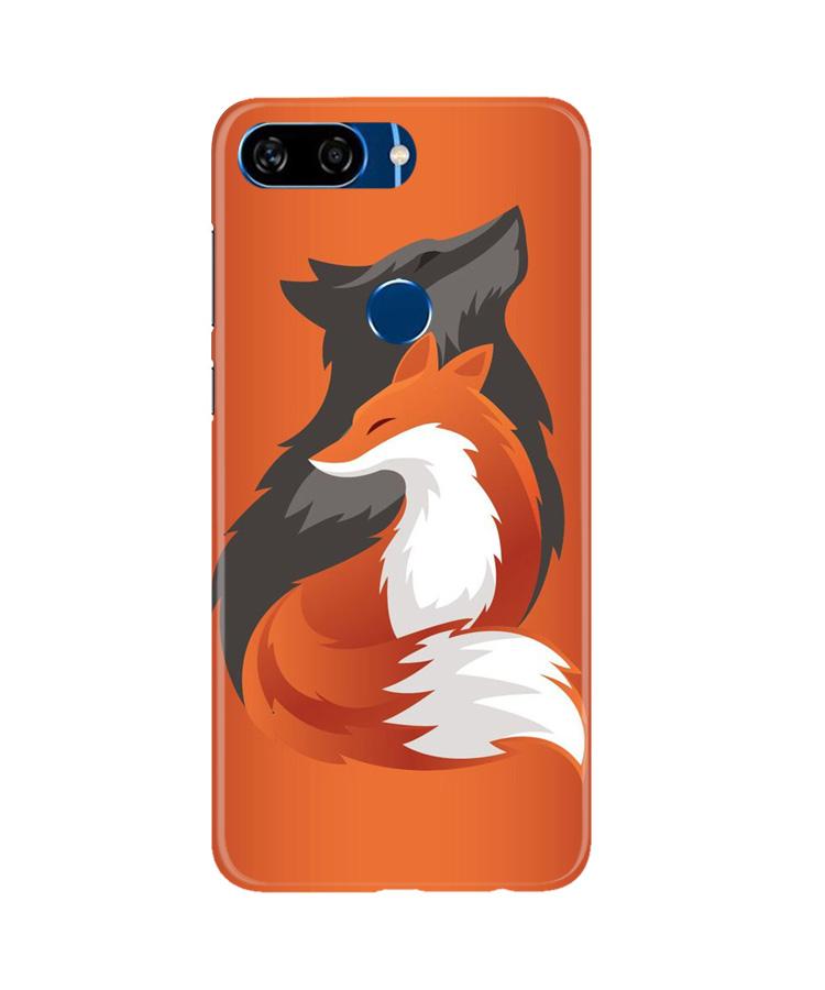 Wolf Mobile Back Case for Gionee S11 Lite (Design - 224) Wolf Case for Gionee S11 Lite (Design No. 224)
