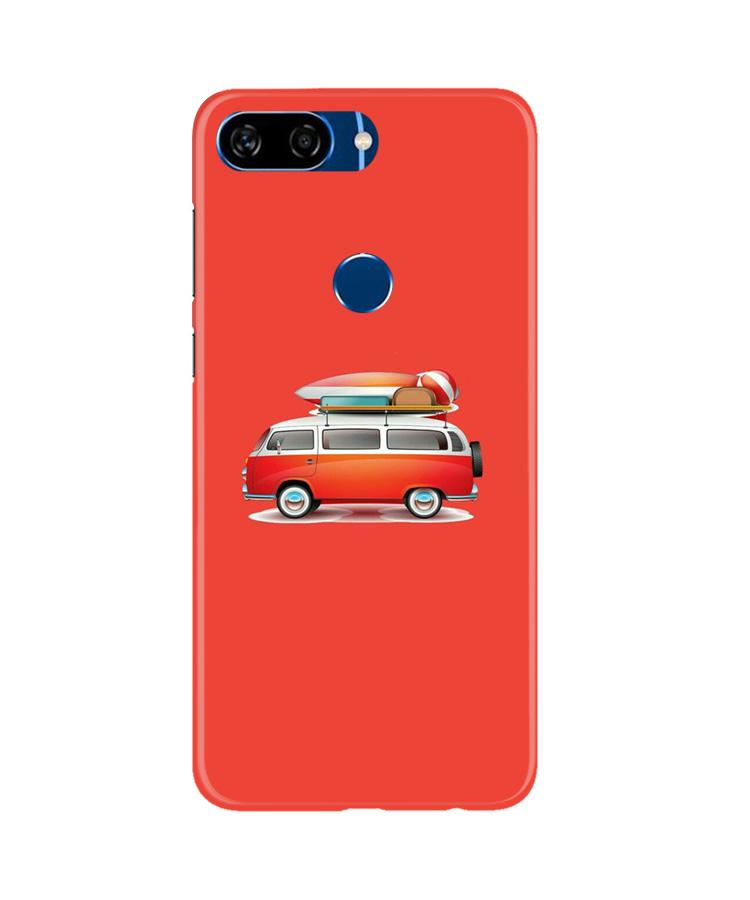 Travel Bus Mobile Back Case for Gionee S11 Lite (Design - 258) Travel Bus Case for Gionee S11 Lite (Design No. 258)