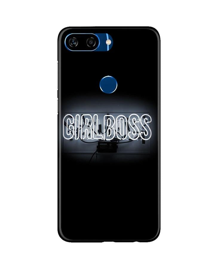 Girl Boss Black Mobile Back Case for Gionee S11 Lite (Design - 268) Girl Boss Black Case for Gionee S11 Lite (Design No. 268)