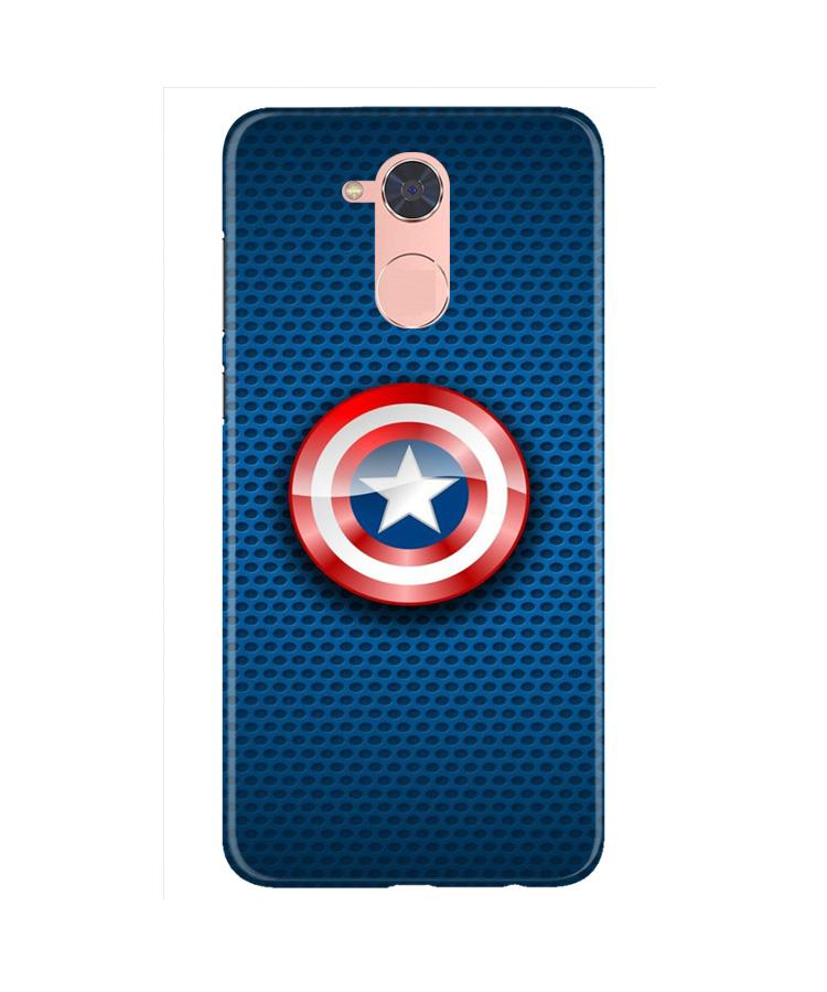 Captain America Shield Mobile Back Case for Gionee S6 Pro (Design - 253) Captain America Shield Case for Gionee S6 Pro (Design No. 253)