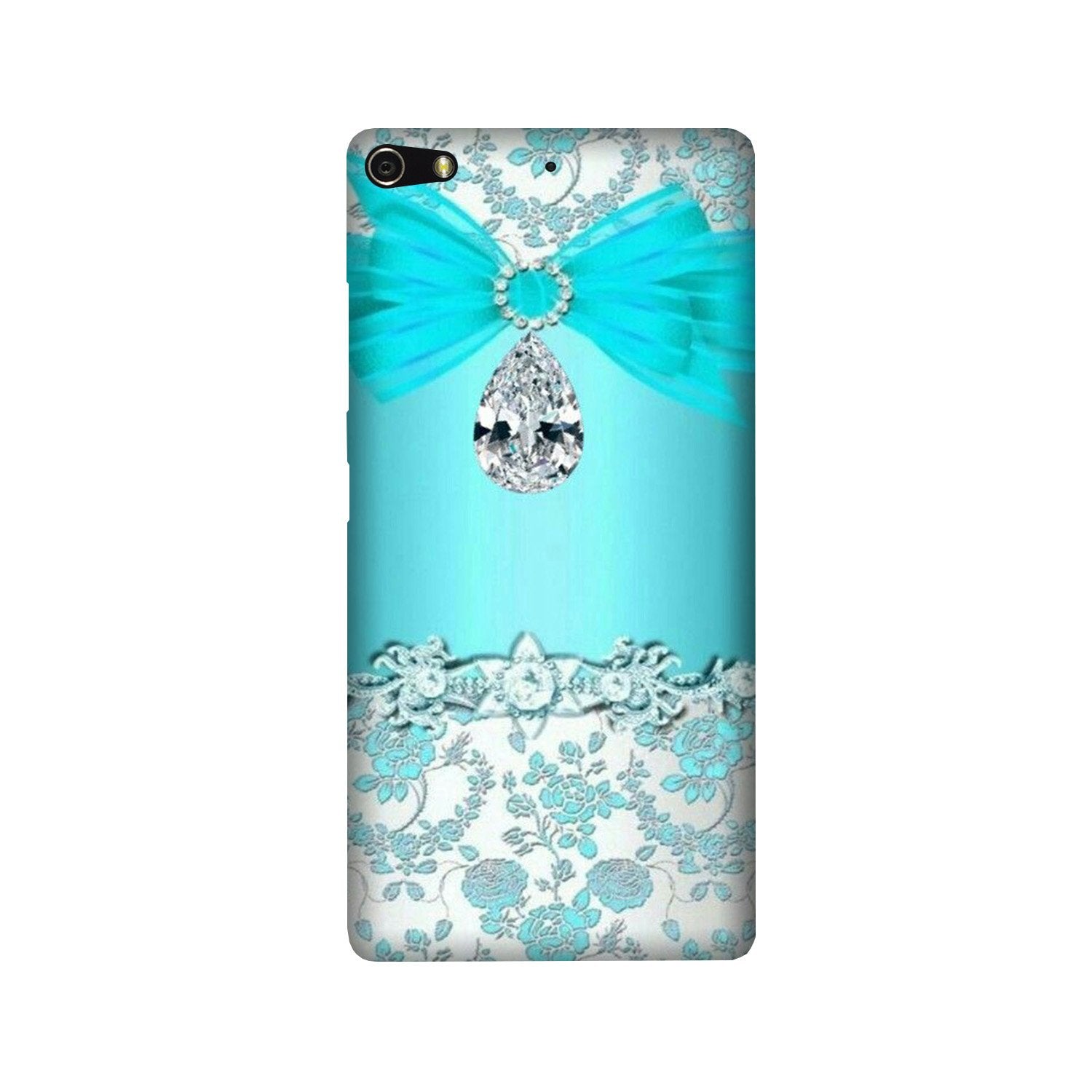 Shinny Blue Background Mobile Back Case for Gionee Elifi S7 (Design - 32) Shinny Blue Background Case for Gionee Elifi S7