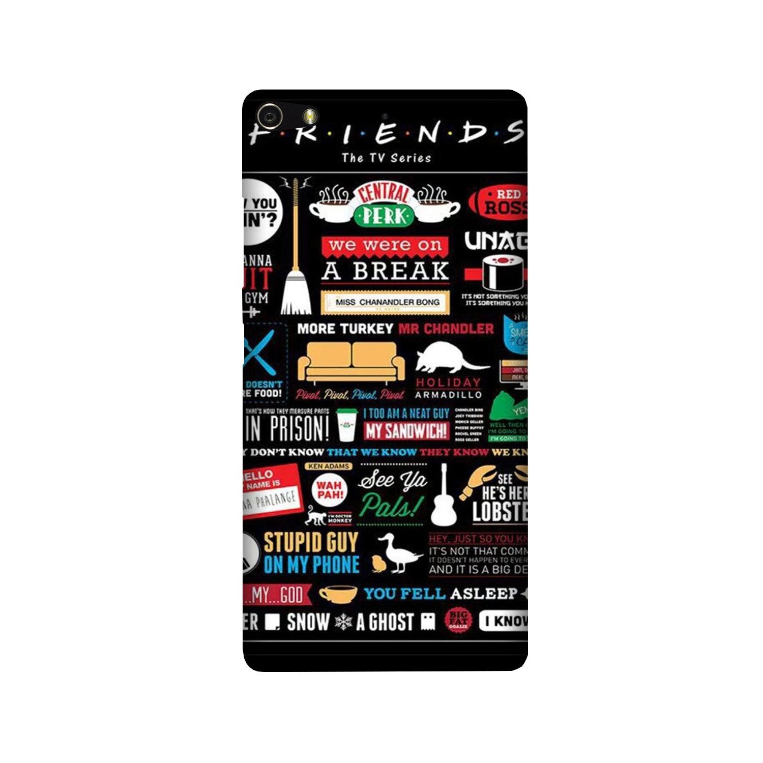 Friends Mobile Back Case for Gionee Elifi S7 (Design - 145) Friends Case for Gionee Elifi S7 (Design - 145)