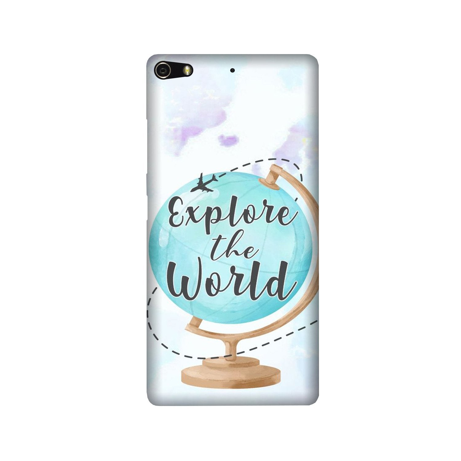 Explore the World Mobile Back Case for Gionee Elifi S7 (Design - 207) Explore the World Case for Gionee Elifi S7 (Design No. 207)