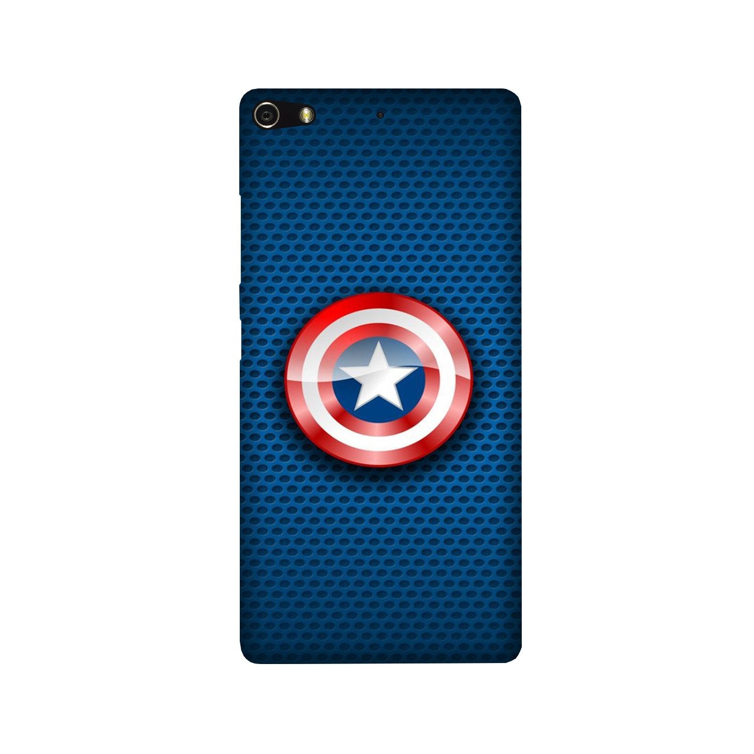 Captain America Shield Mobile Back Case for Gionee Elifi S7 (Design - 253) Captain America Shield Case for Gionee Elifi S7 (Design No. 253)