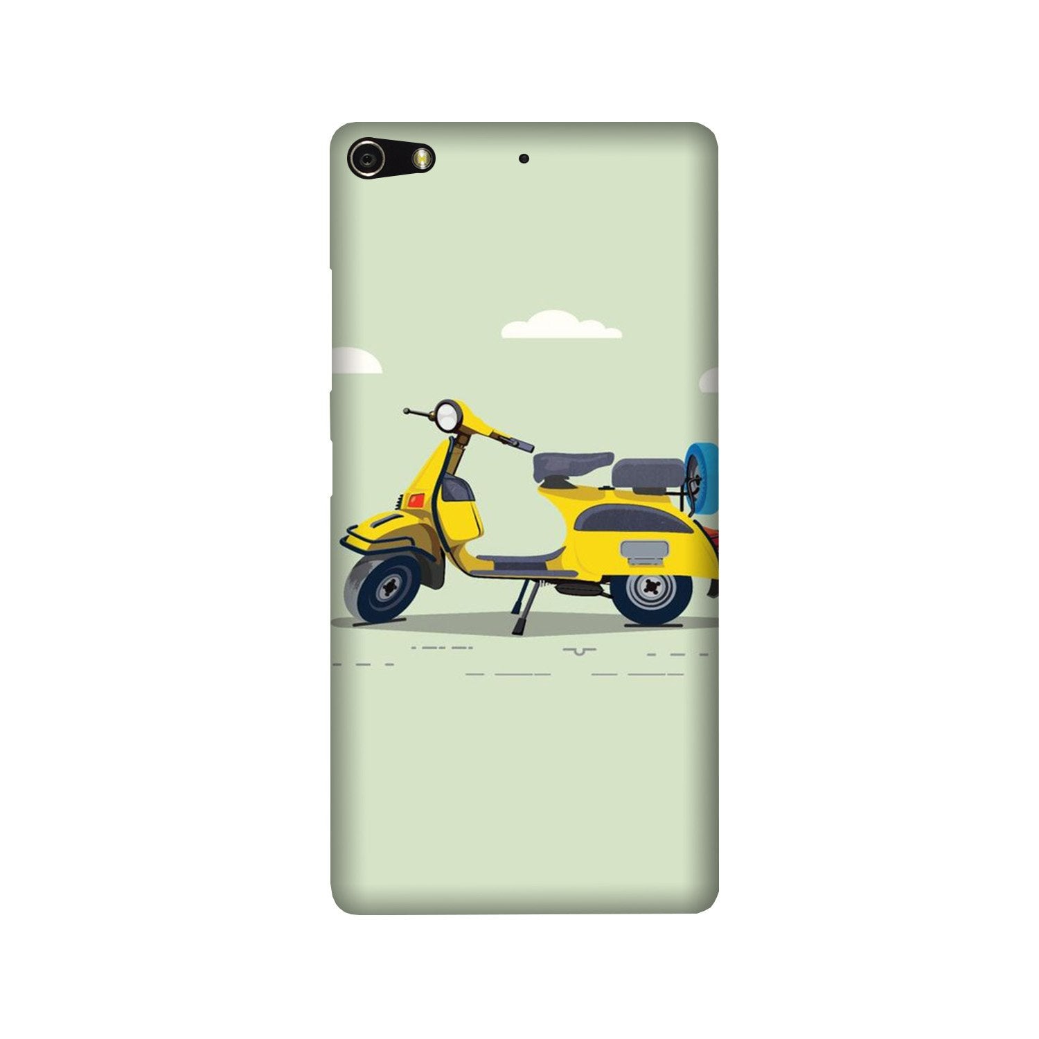 Vintage Scooter Mobile Back Case for Gionee Elifi S7 (Design - 260) Vintage Scooter Case for Gionee Elifi S7 (Design No. 260)