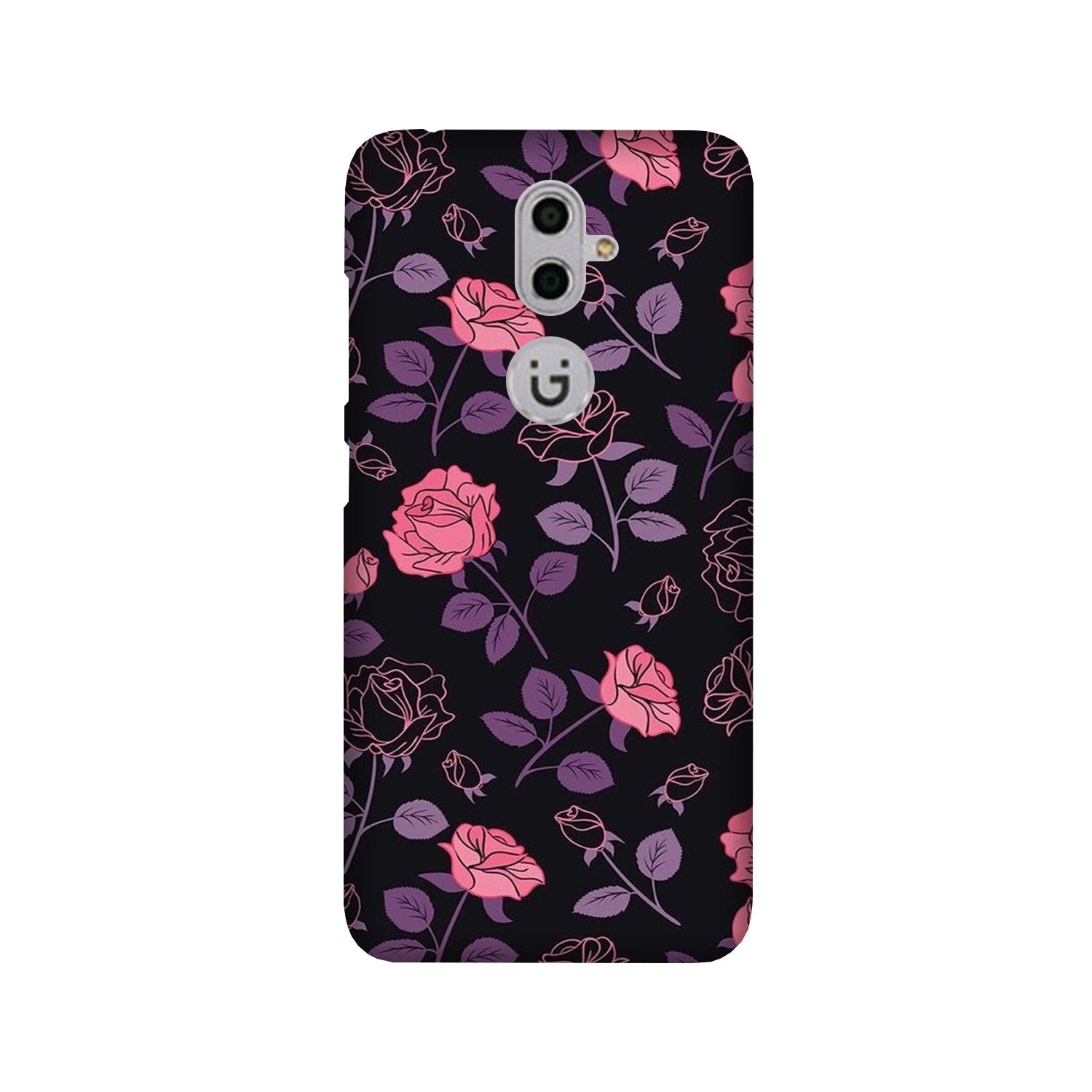 Rose Black Background Mobile Back Case for Gionee S9 (Design - 27) Rose Black Background Case for Gionee S9