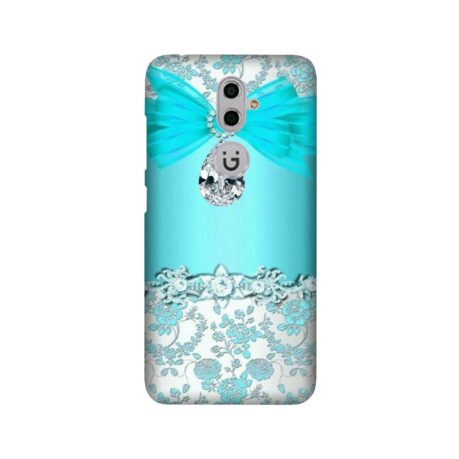 Shinny Blue Background Mobile Back Case for Gionee S9 (Design - 32) Shinny Blue Background Case for Gionee S9