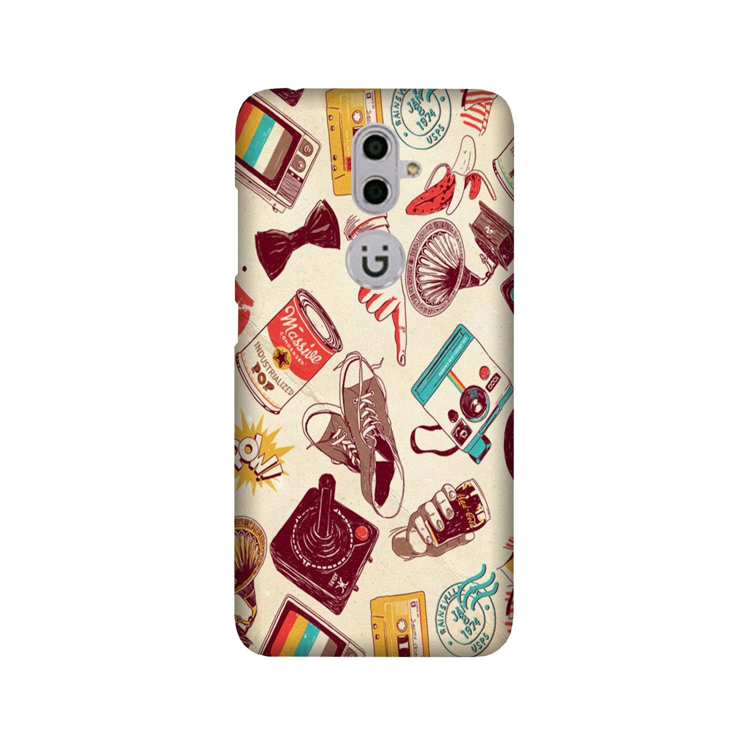 Vintage Mobile Back Case for Gionee S9 (Design - 35) Vintage Case for Gionee S9