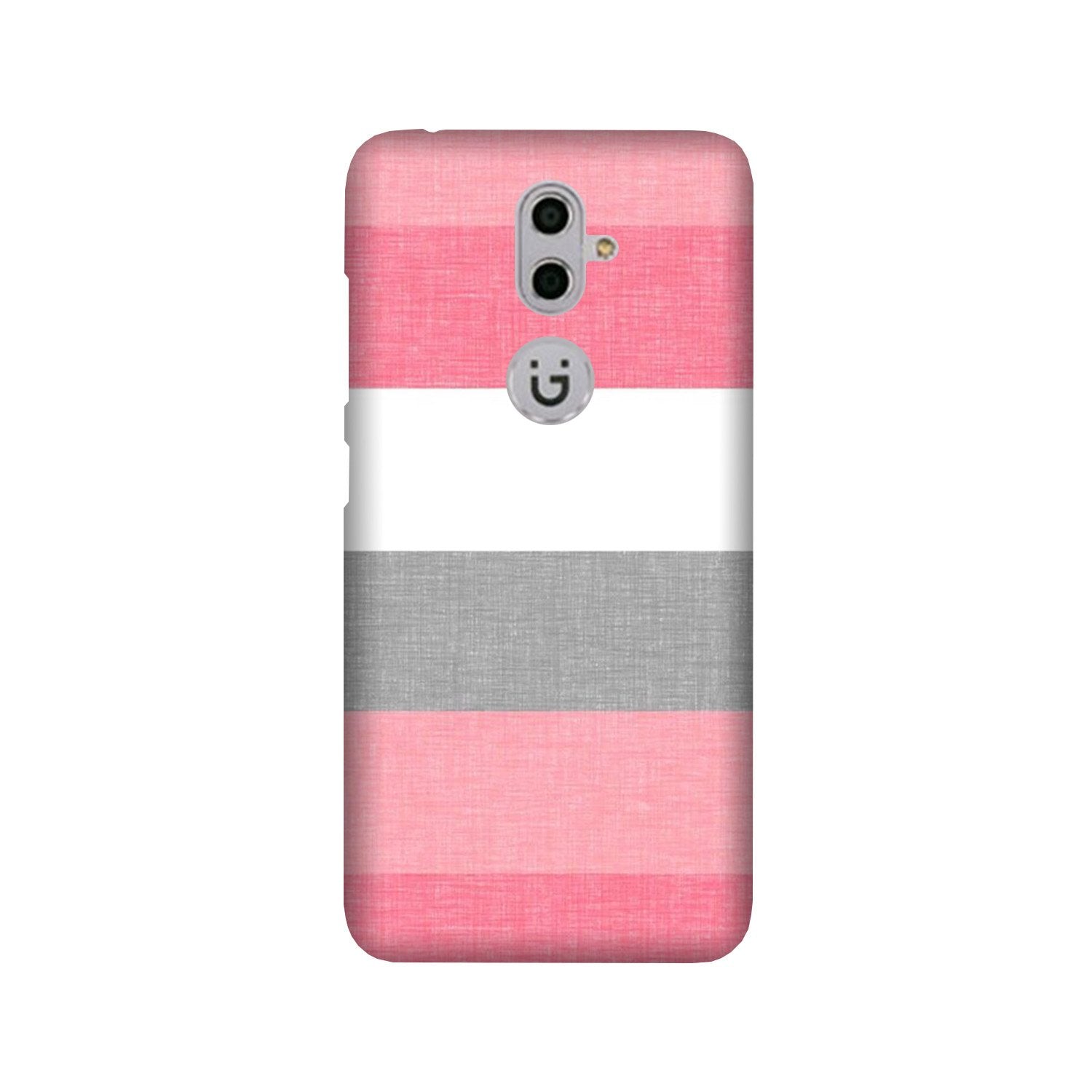 Pink white pattern Mobile Back Case for Gionee S9 (Design - 55) Pink white pattern Case for Gionee S9