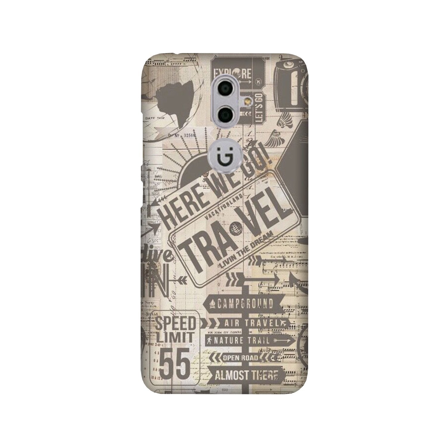 Travel Mobile Back Case for Gionee S9 (Design - 104) Travel Case for Gionee S9 (Design - 104)