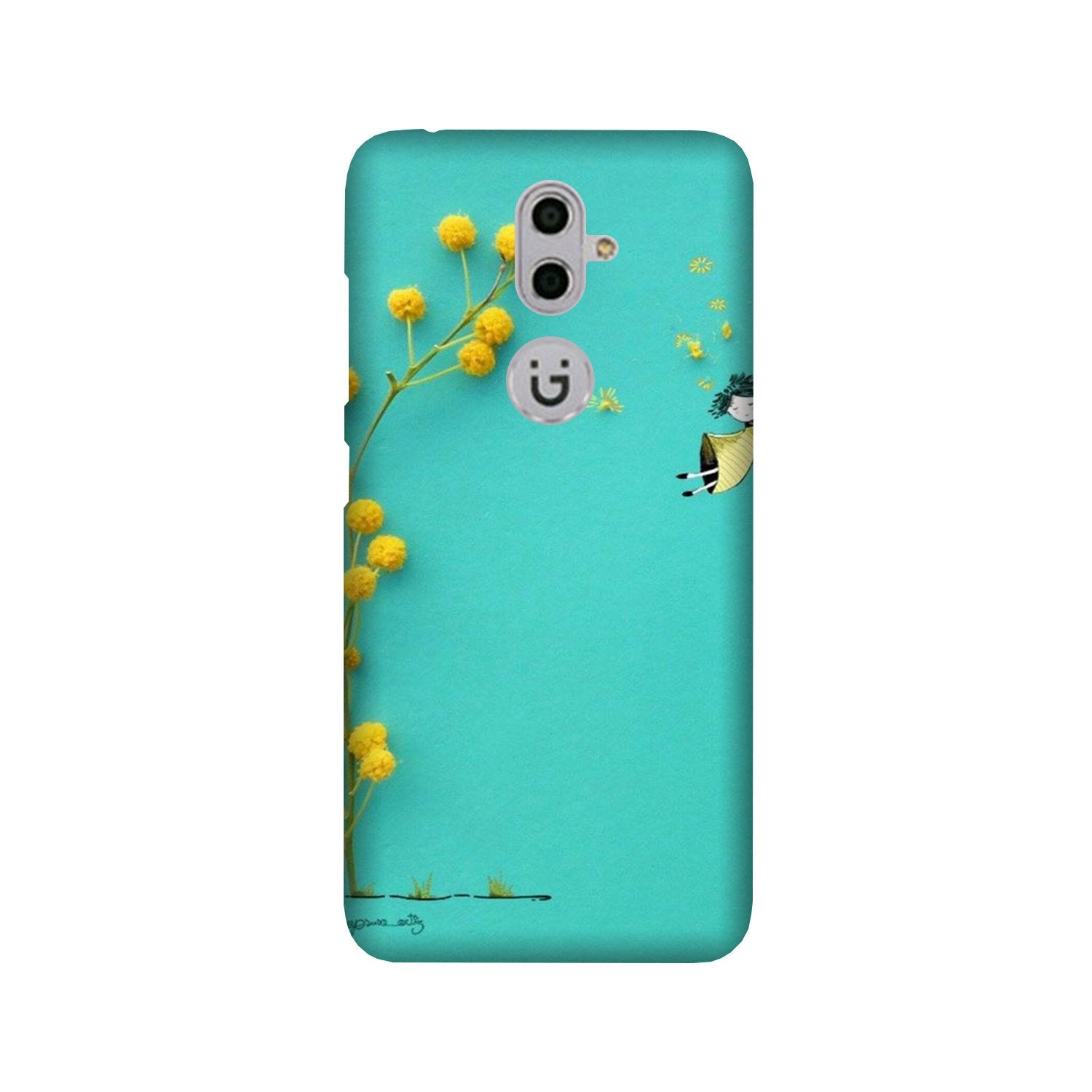 Flowers Girl Mobile Back Case for Gionee S9 (Design - 216) Flowers Girl Case for Gionee S9 (Design No. 216)