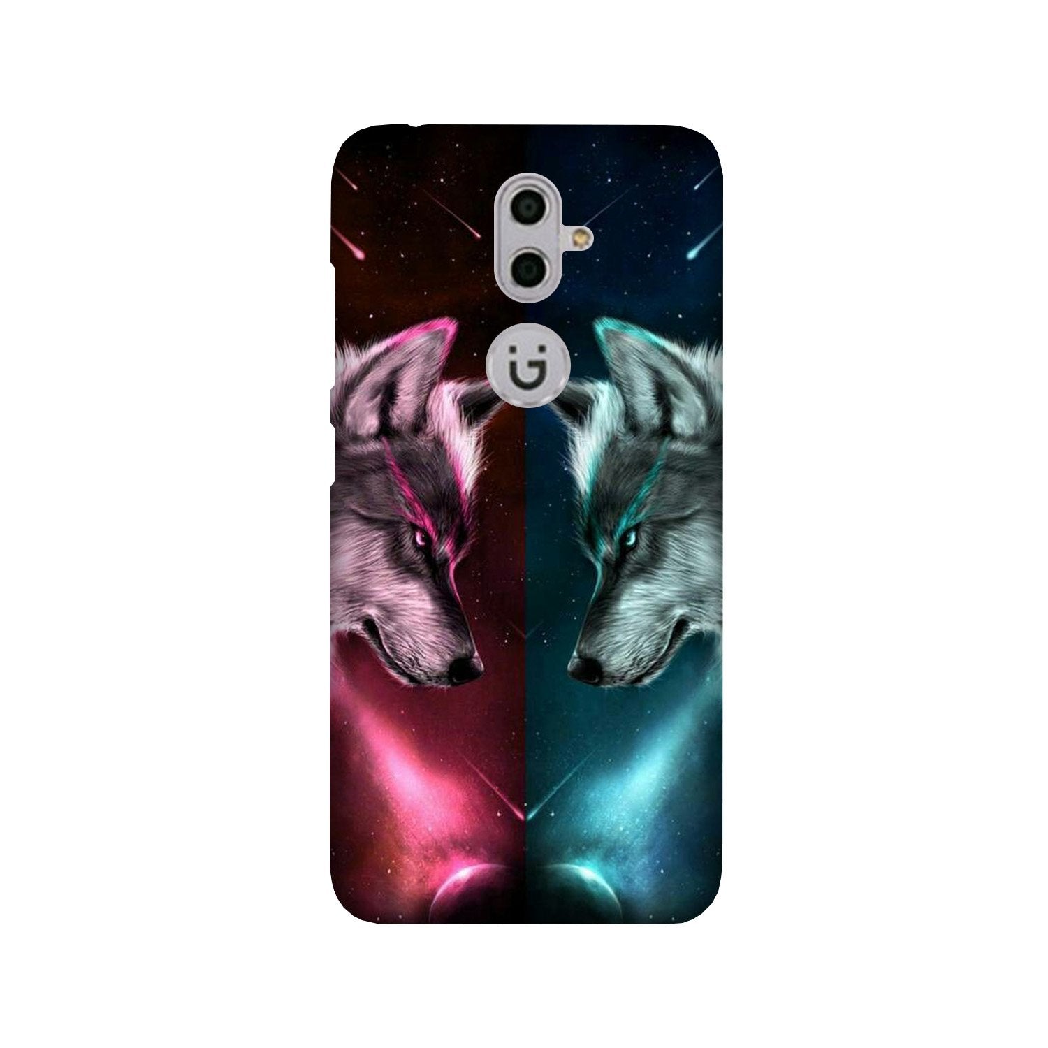 Wolf fight Mobile Back Case for Gionee S9 (Design - 221) Wolf fight Case for Gionee S9 (Design No. 221)