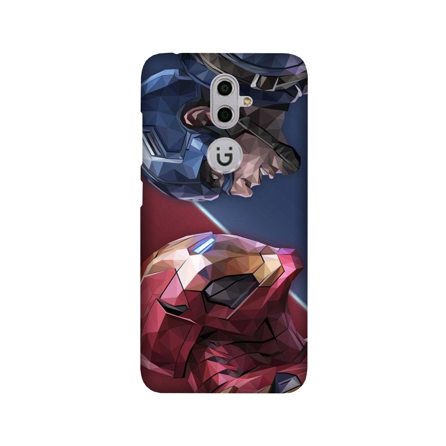 Ironman Captain America Mobile Back Case for Gionee S9 (Design - 245) Ironman Captain America Case for Gionee S9 (Design No. 245)