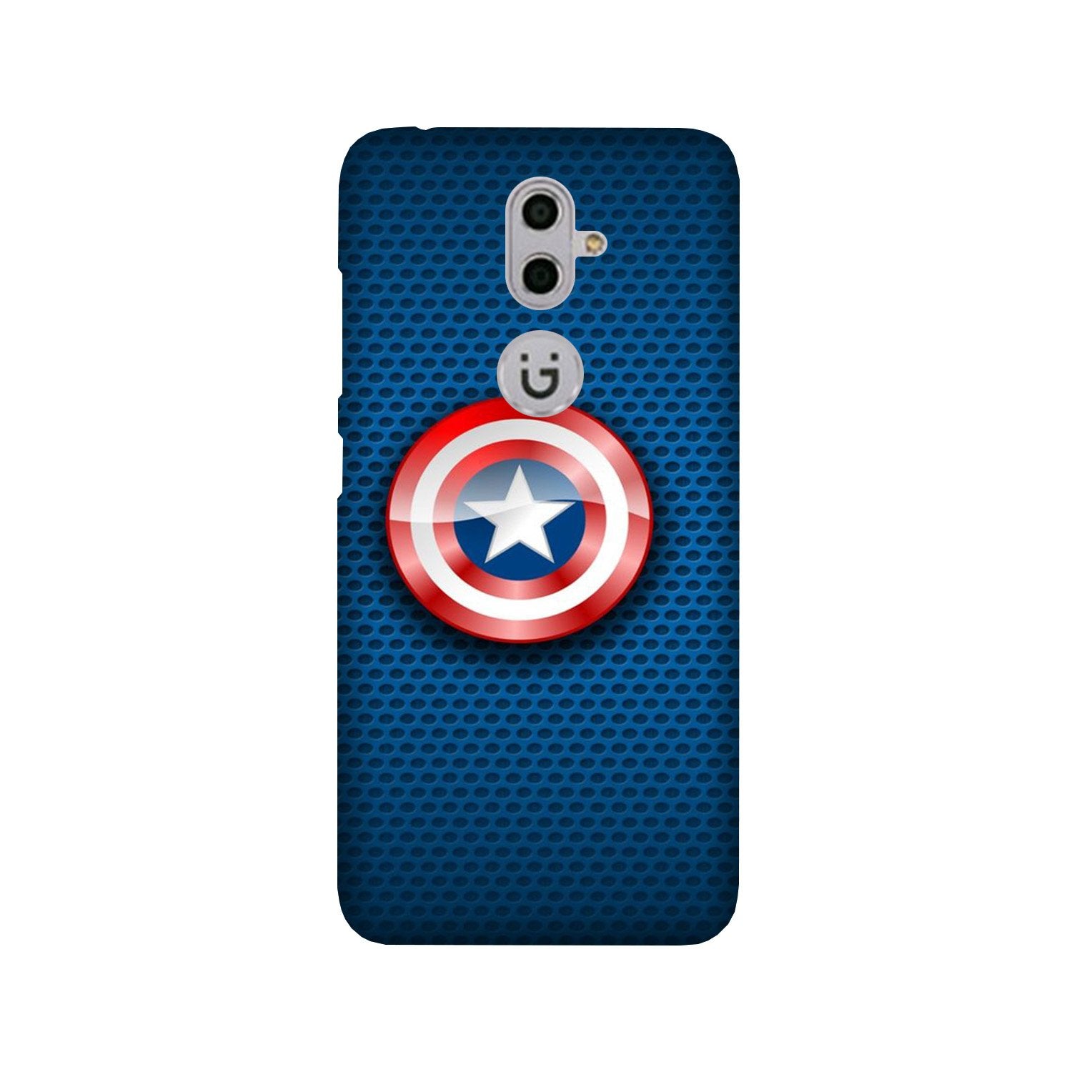 Captain America Shield Mobile Back Case for Gionee S9 (Design - 253) Captain America Shield Case for Gionee S9 (Design No. 253)