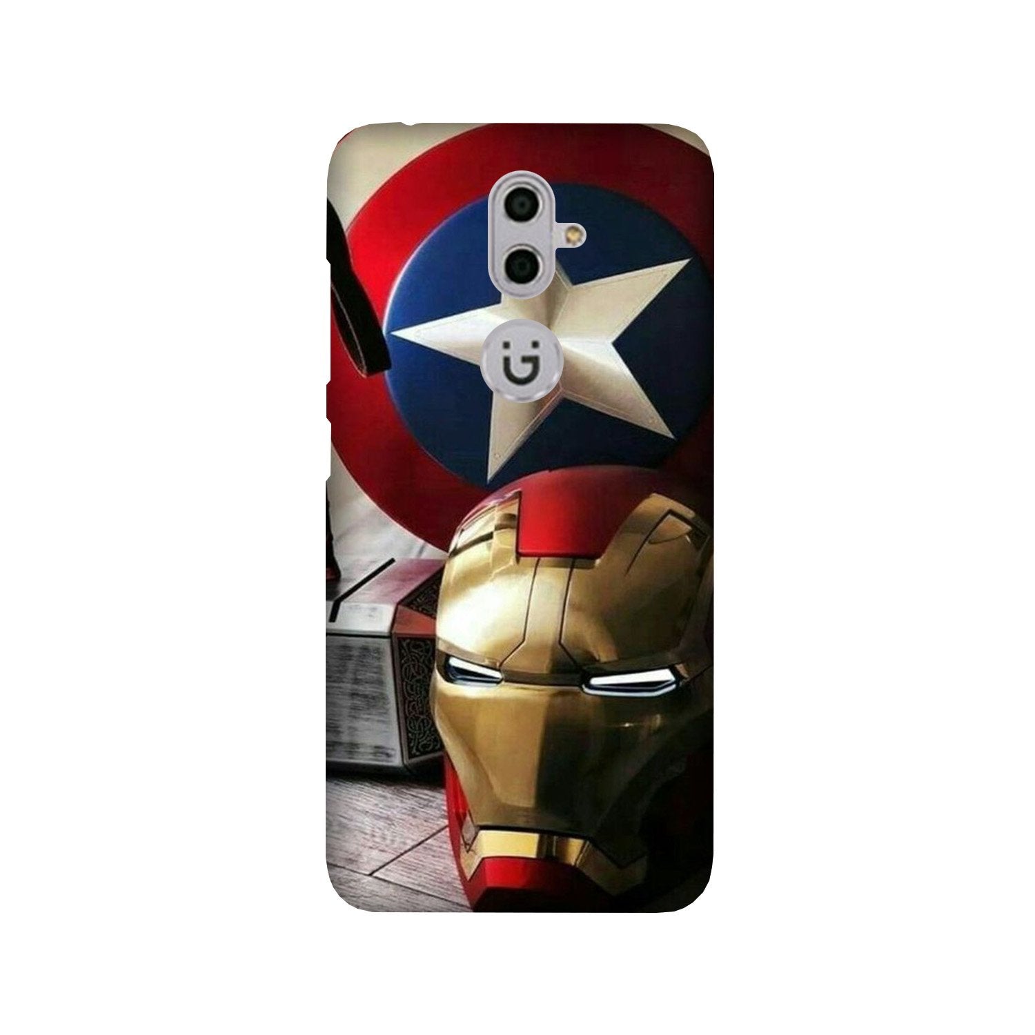 Ironman Captain America Mobile Back Case for Gionee S9 (Design - 254) Ironman Captain America Case for Gionee S9 (Design No. 254)