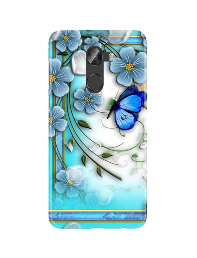 Blue Butterfly Mobile Back Case for Gionee X1 / X1s (Design - 21) Blue Butterfly Case for Gionee X1 / X1s