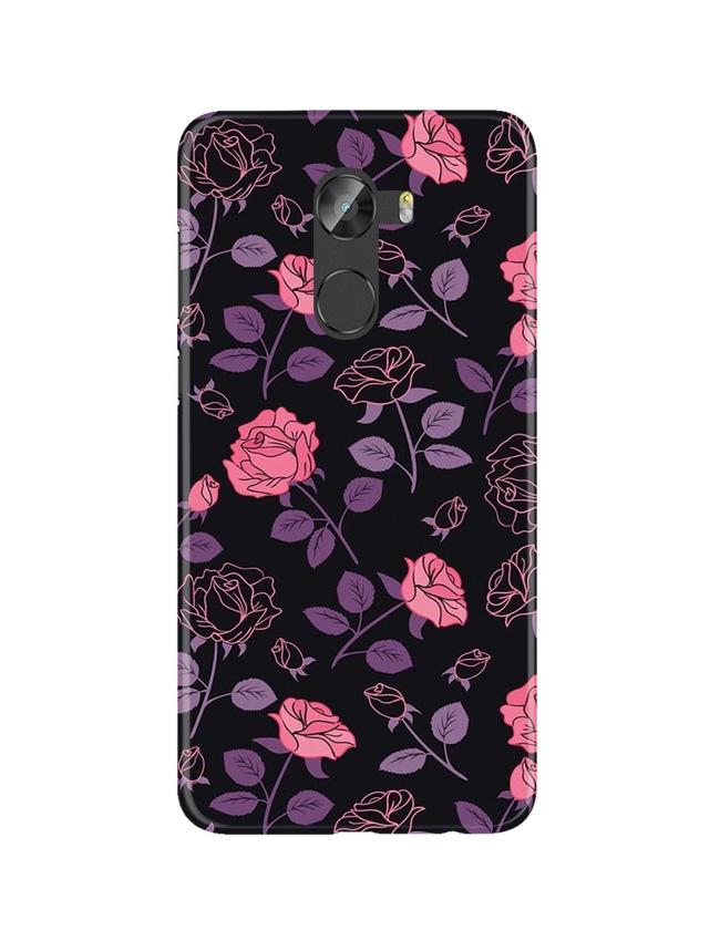 Rose Black Background Mobile Back Case for Gionee X1 / X1s (Design - 27) Rose Black Background Case for Gionee X1 / X1s