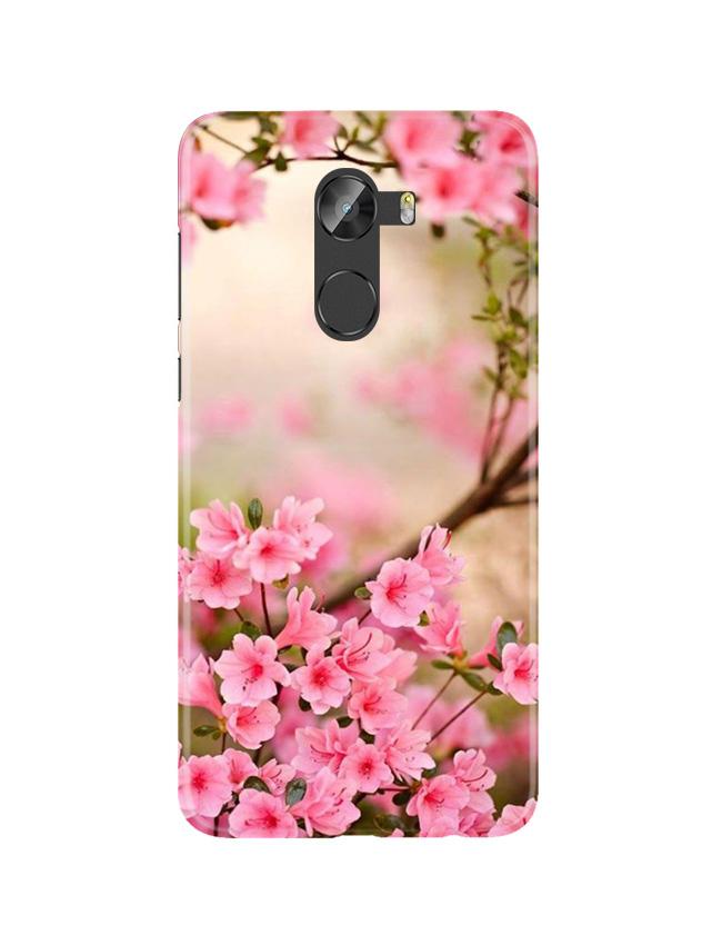Pink flowers Mobile Back Case for Gionee X1 / X1s (Design - 69) Pink flowers Case for Gionee X1 / X1s