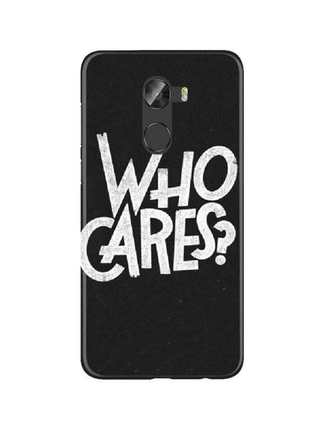 Who Cares Mobile Back Case for Gionee X1 / X1s (Design - 94) Who Cares Case for Gionee X1 / X1s