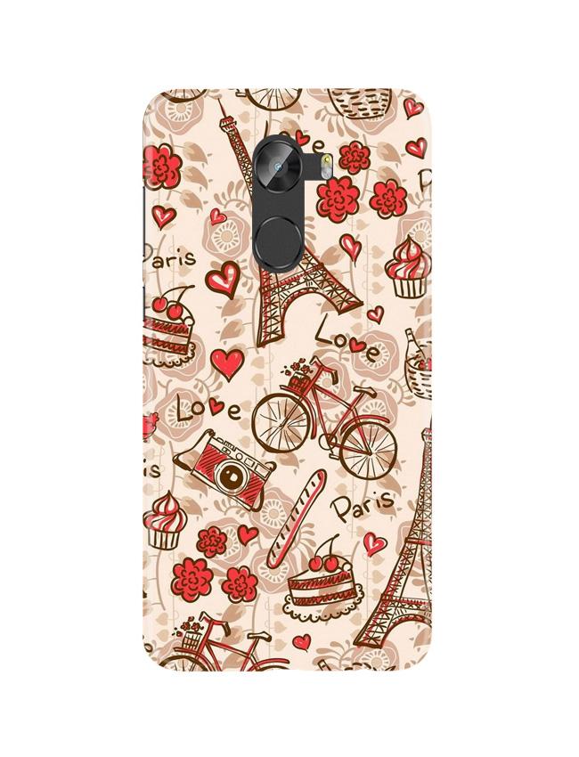 Love Paris Mobile Back Case for Gionee X1 / X1s (Design - 103) Love Paris Case for Gionee X1 / X1s (Design - 103)