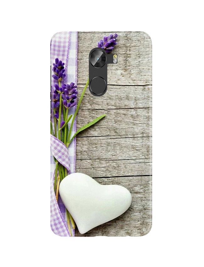 White Heart Mobile Back Case for Gionee X1 / X1s (Design - 298) White Heart Case for Gionee X1 / X1s (Design No. 298)