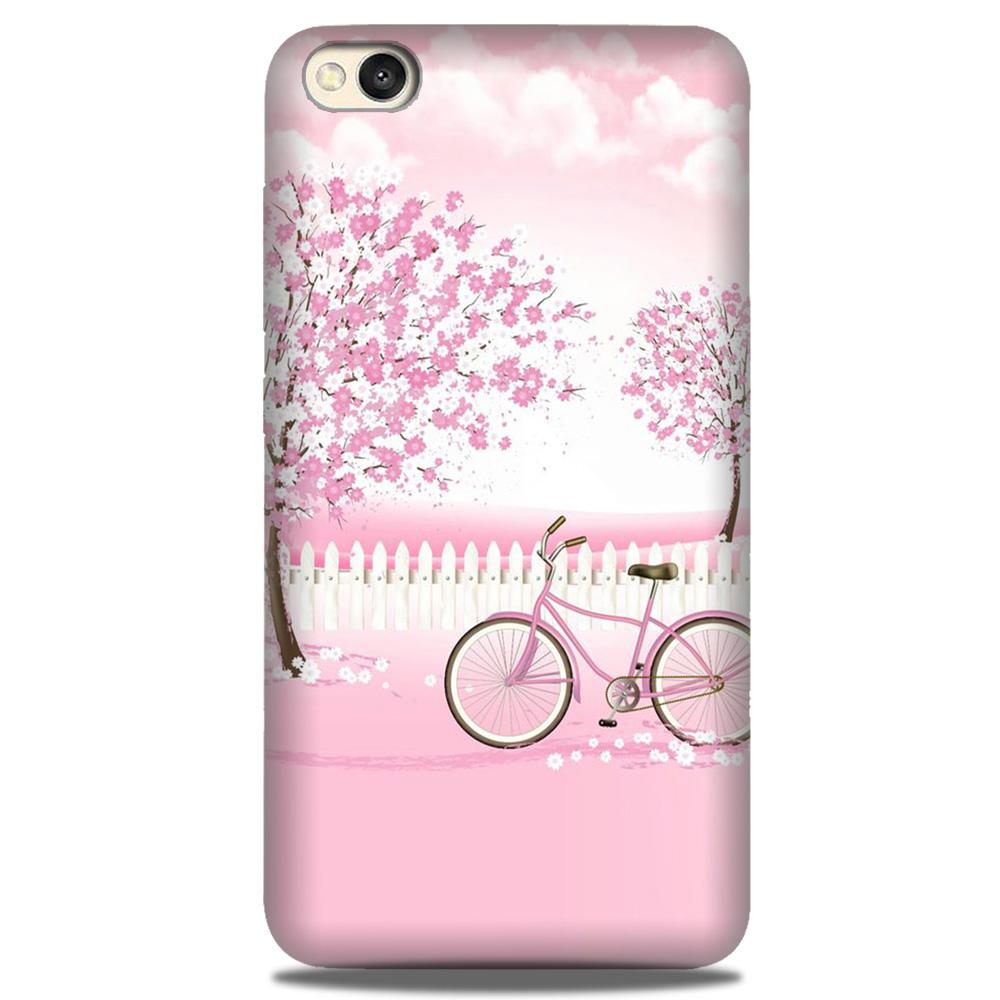 Pink Flowers Cycle Case for Redmi Go (Design - 102) Pink Flowers Cycle Case for Redmi Go (Design - 102)