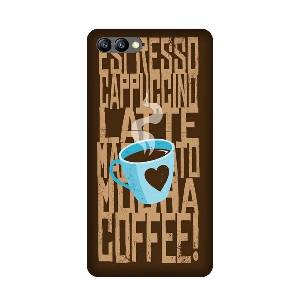 Love Coffee Mobile Back Case for Honor 10 (Design - 351) Love Coffee Mobile Back Case for Honor 10 (Design - 351)