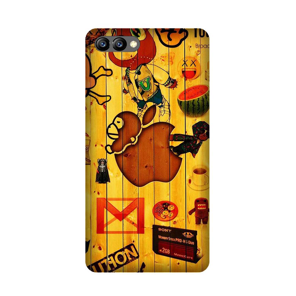 Wooden Texture Mobile Back Case for Honor 10 (Design - 367)