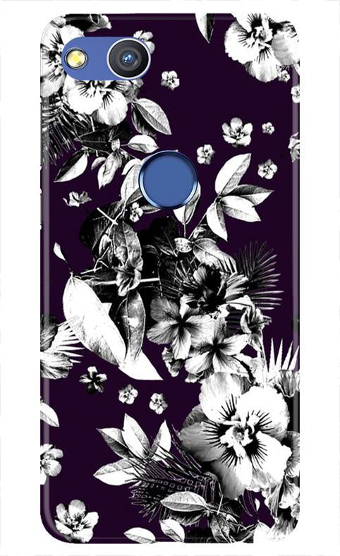 white flowers Mobile Back Case for Honor 8 Lite (Design - 7) white flowers Case for Honor 8 Lite