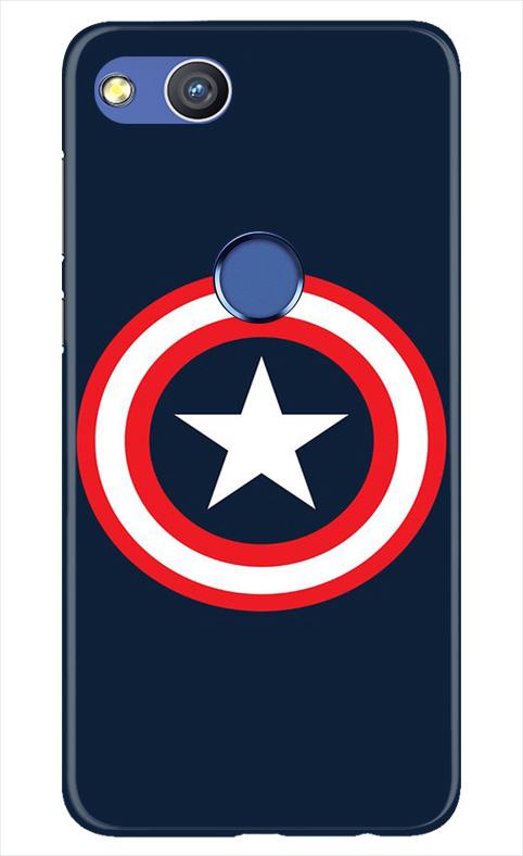 Captain America Mobile Back Case for Honor 8 Lite (Design - 42) Captain America Case for Honor 8 Lite